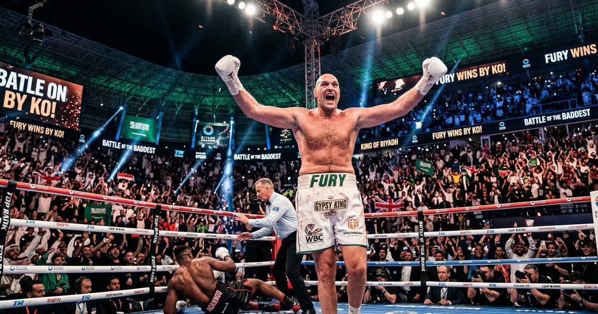 Fury Returns and Stops Ngannou in Round Nine in an Unforgettable Night