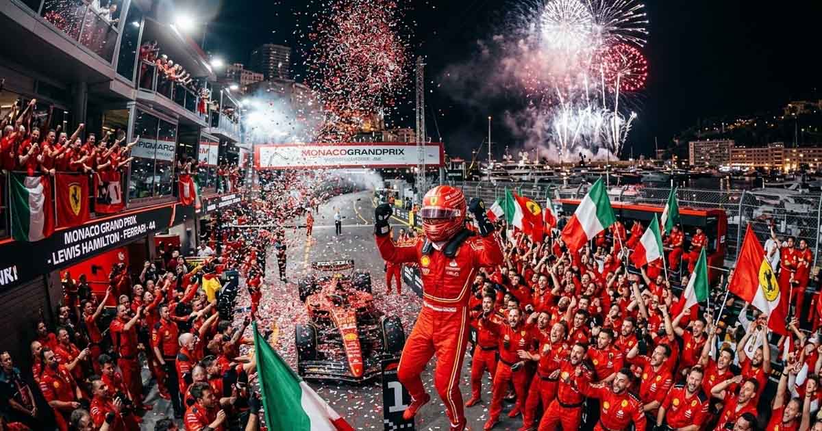 Lewis Hamilton Begins His Ferrari Era with a Stunning Victory in Monaco