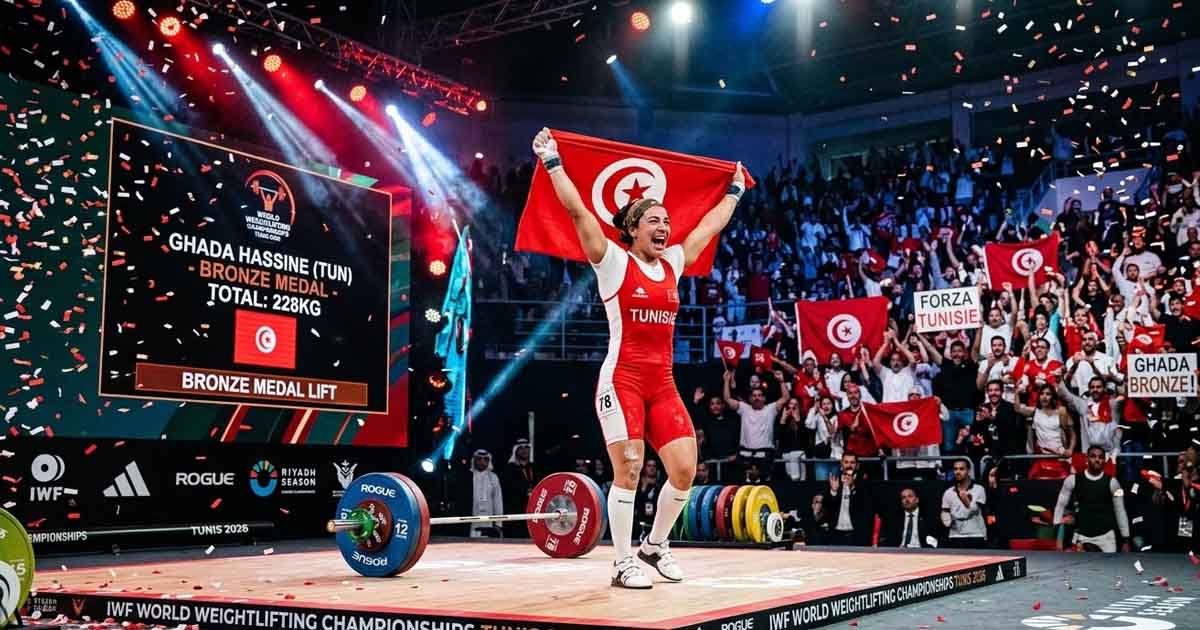 Laila Ahmadi Becomes the First Arab Athlete to Win a Medal at the Weightlifting World Cup