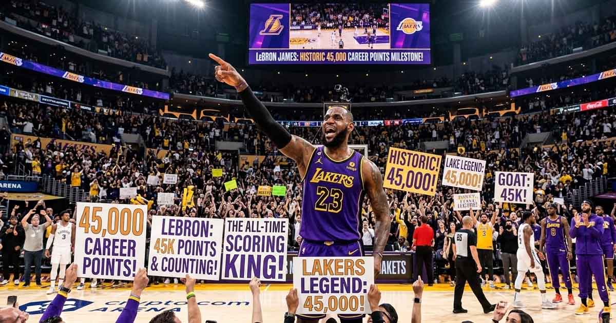 Lakers Bounce Back as LeBron James Surpasses 45,000 Career NBA Points