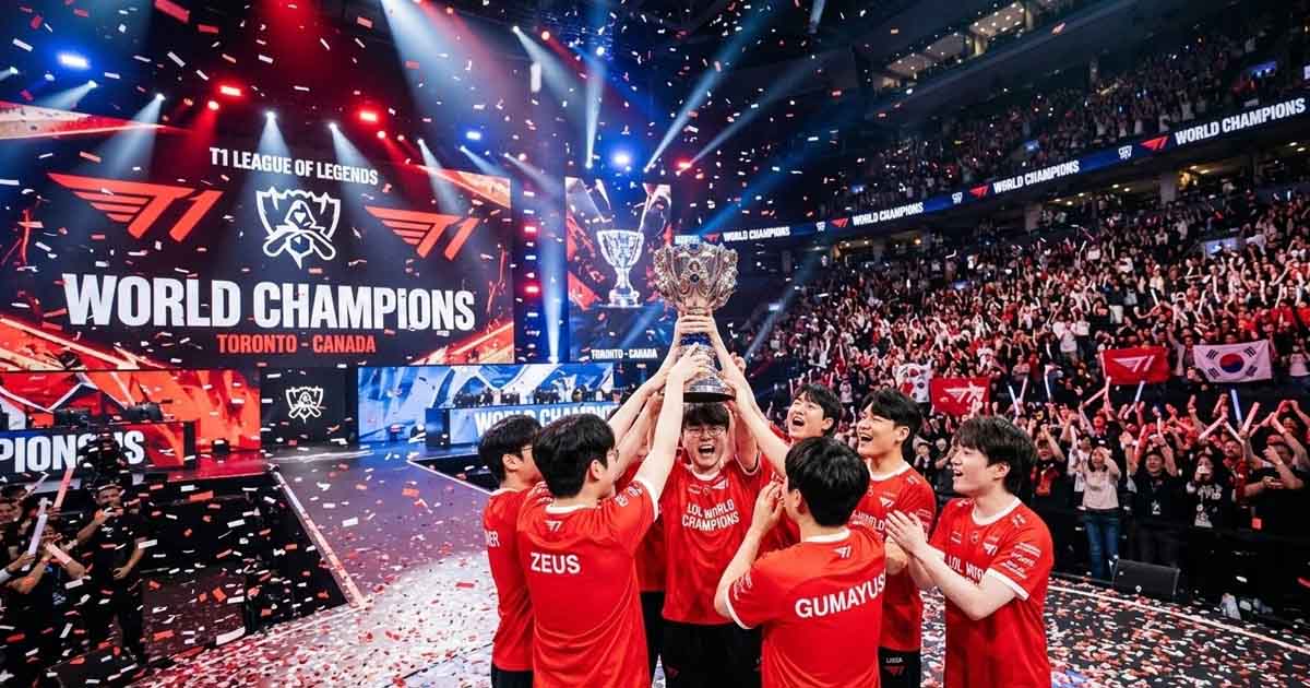 T1 Crowned League of Legends World Champions for a Record Fifth Time